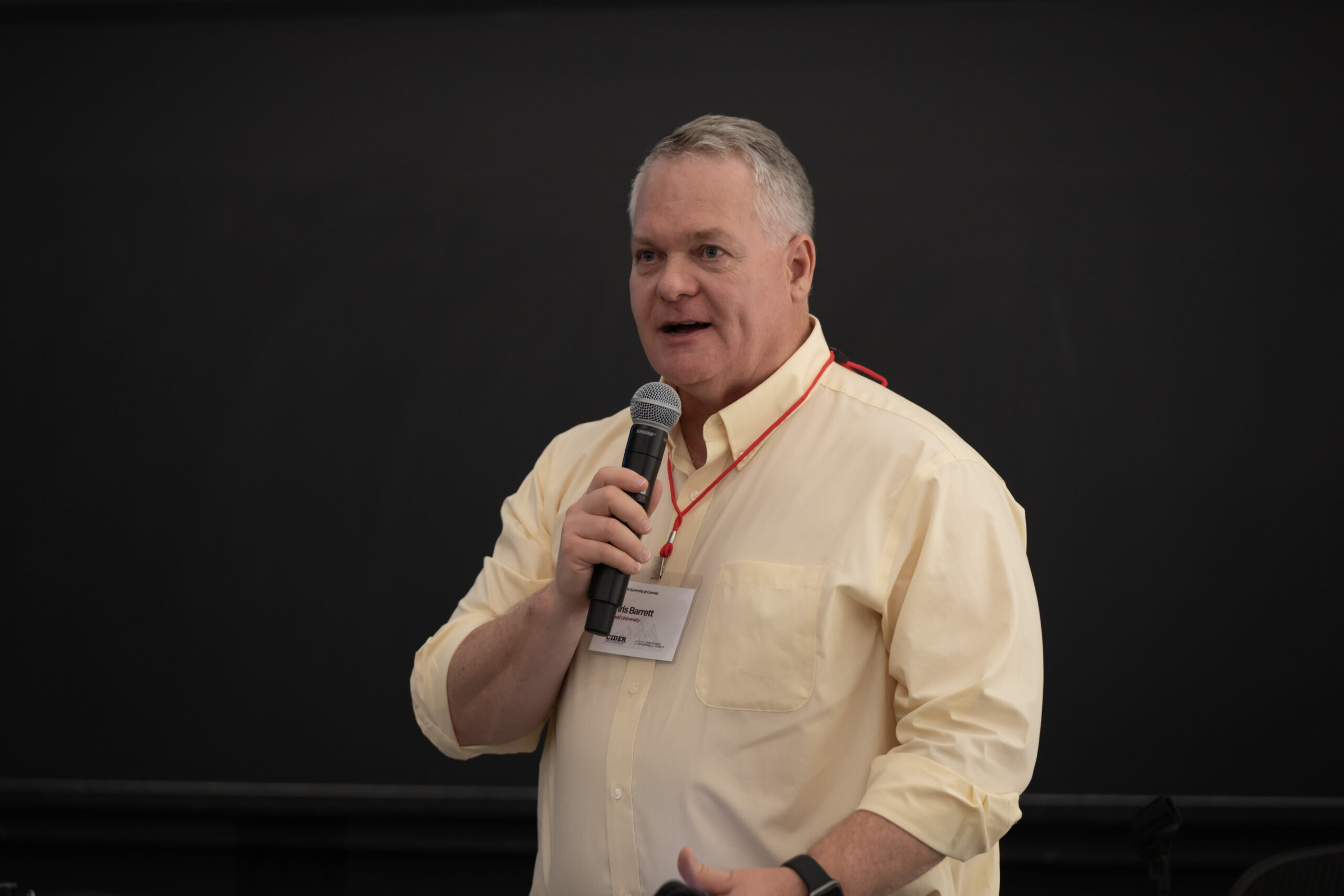 A color photo of a recent Thought Summit at Cornell University.