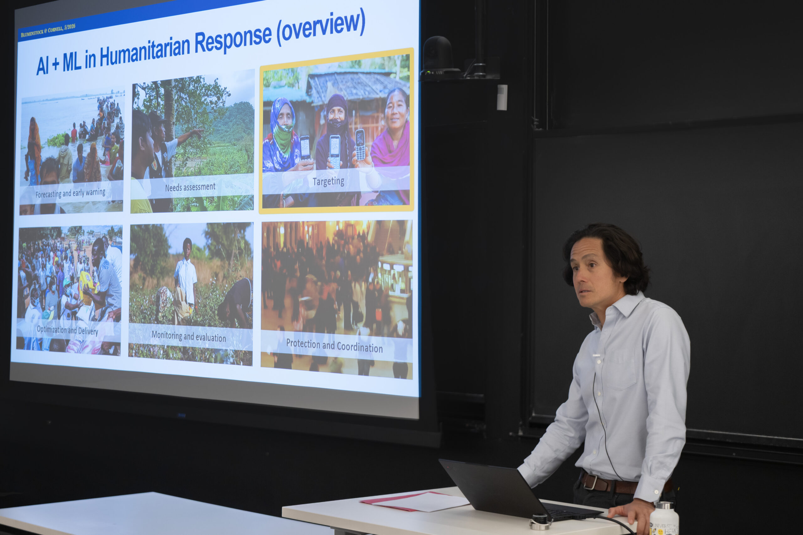 A color photo of a recent Thought Summit at Cornell University.