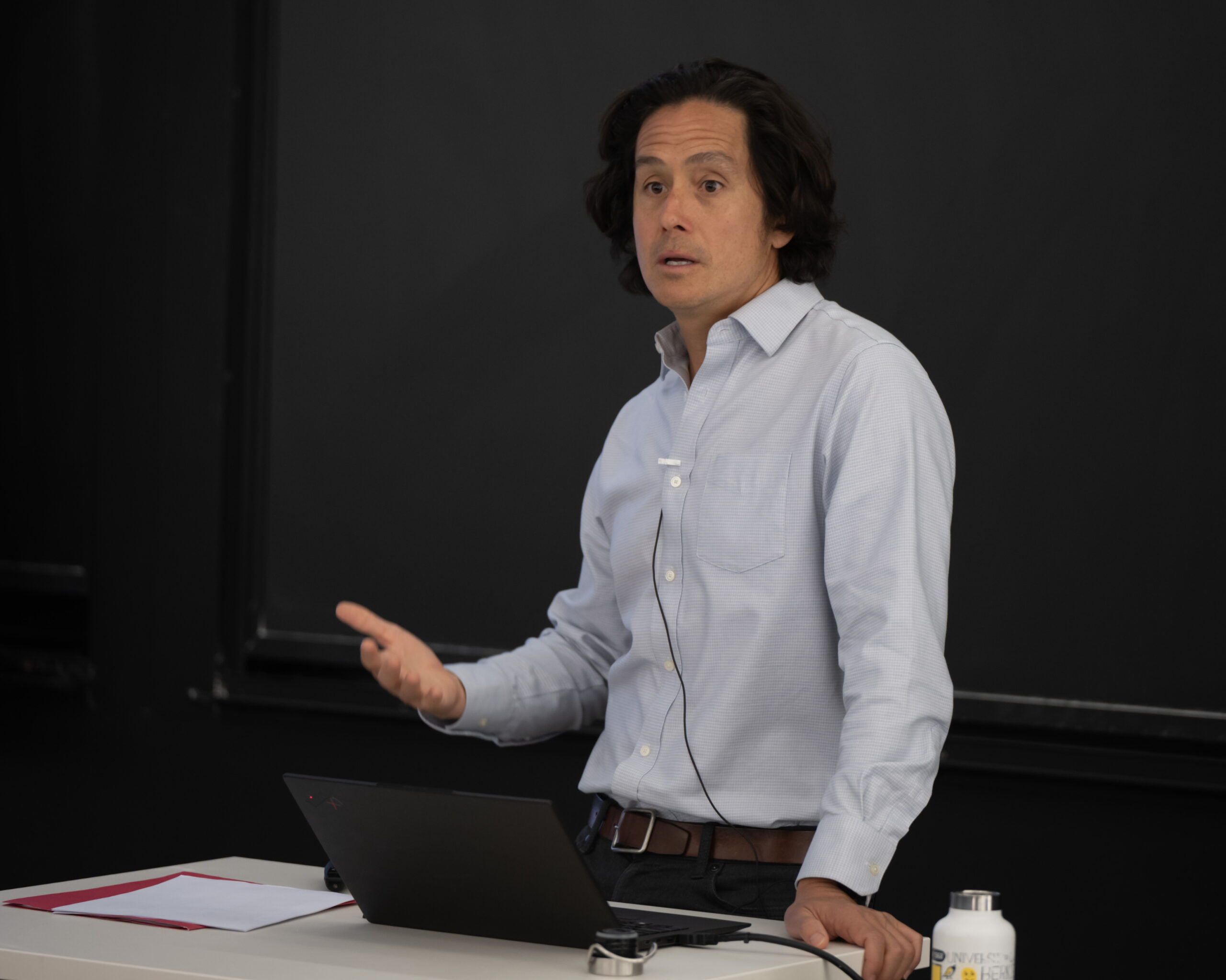A color photo of a recent Thought Summit at Cornell University.