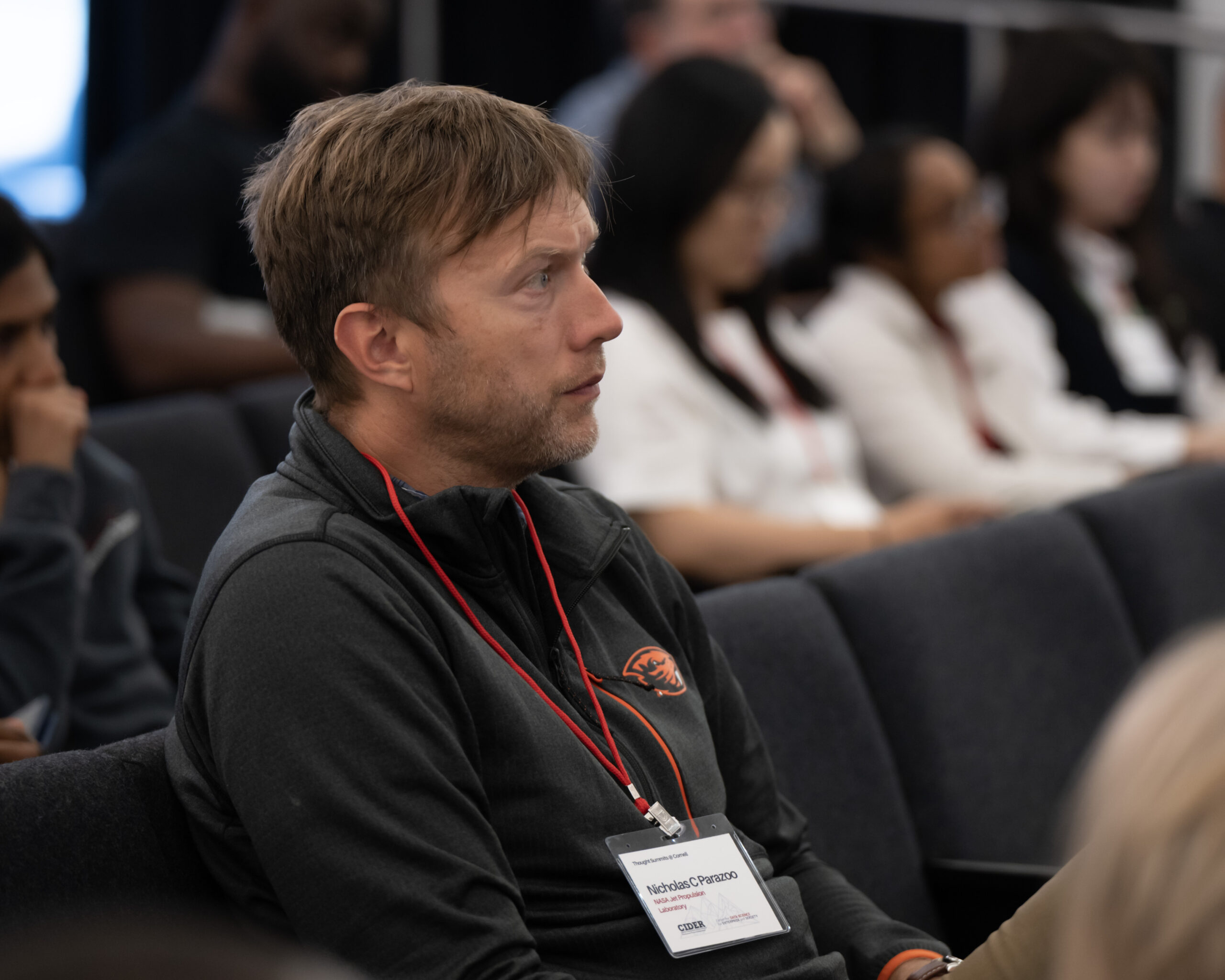 A color photo of a recent Thought Summit at Cornell University.