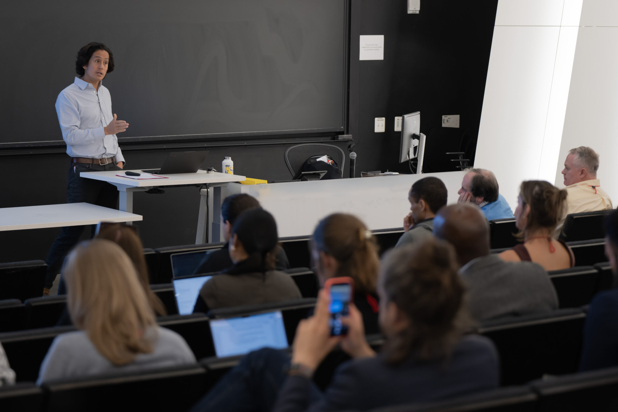 A color photo of a recent Thought Summit at Cornell University.