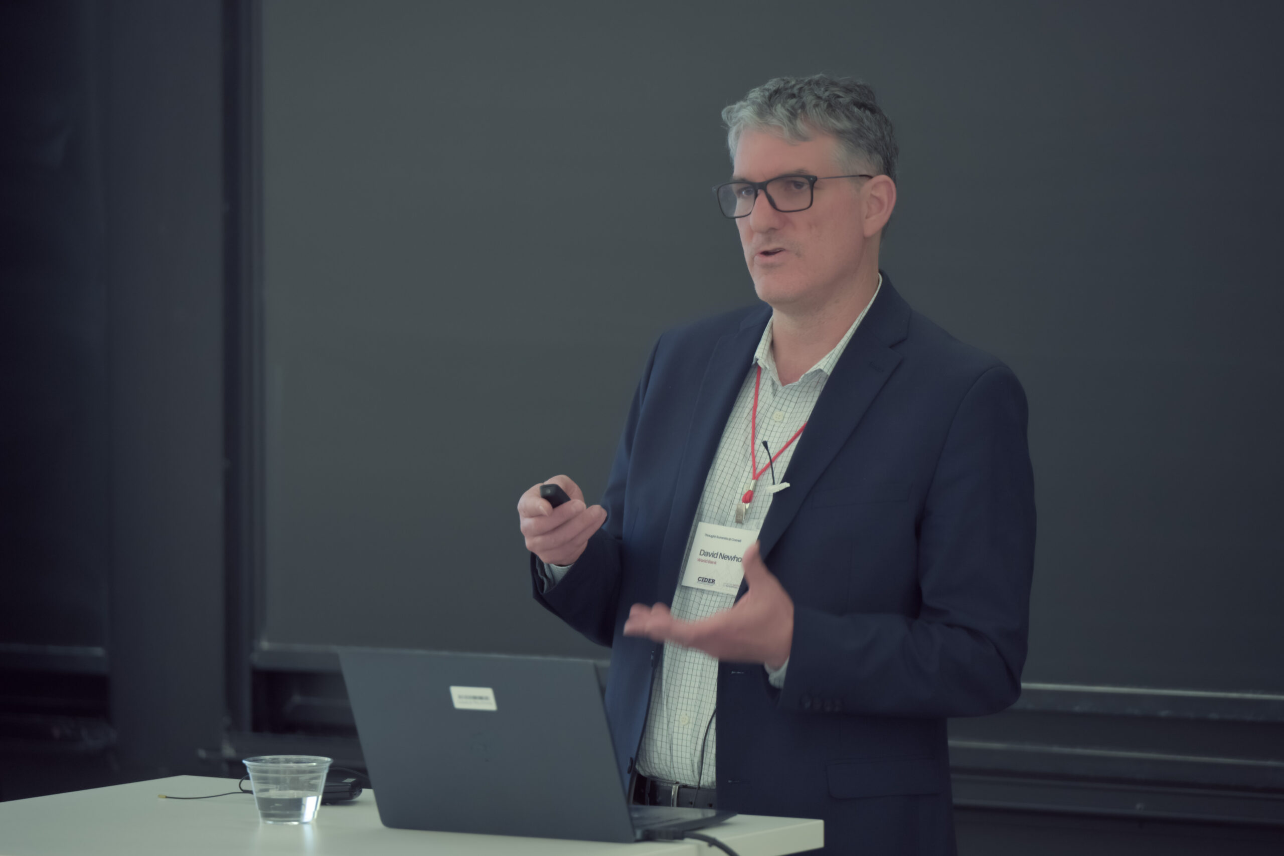 A color photo of a recent Thought Summit at Cornell University.