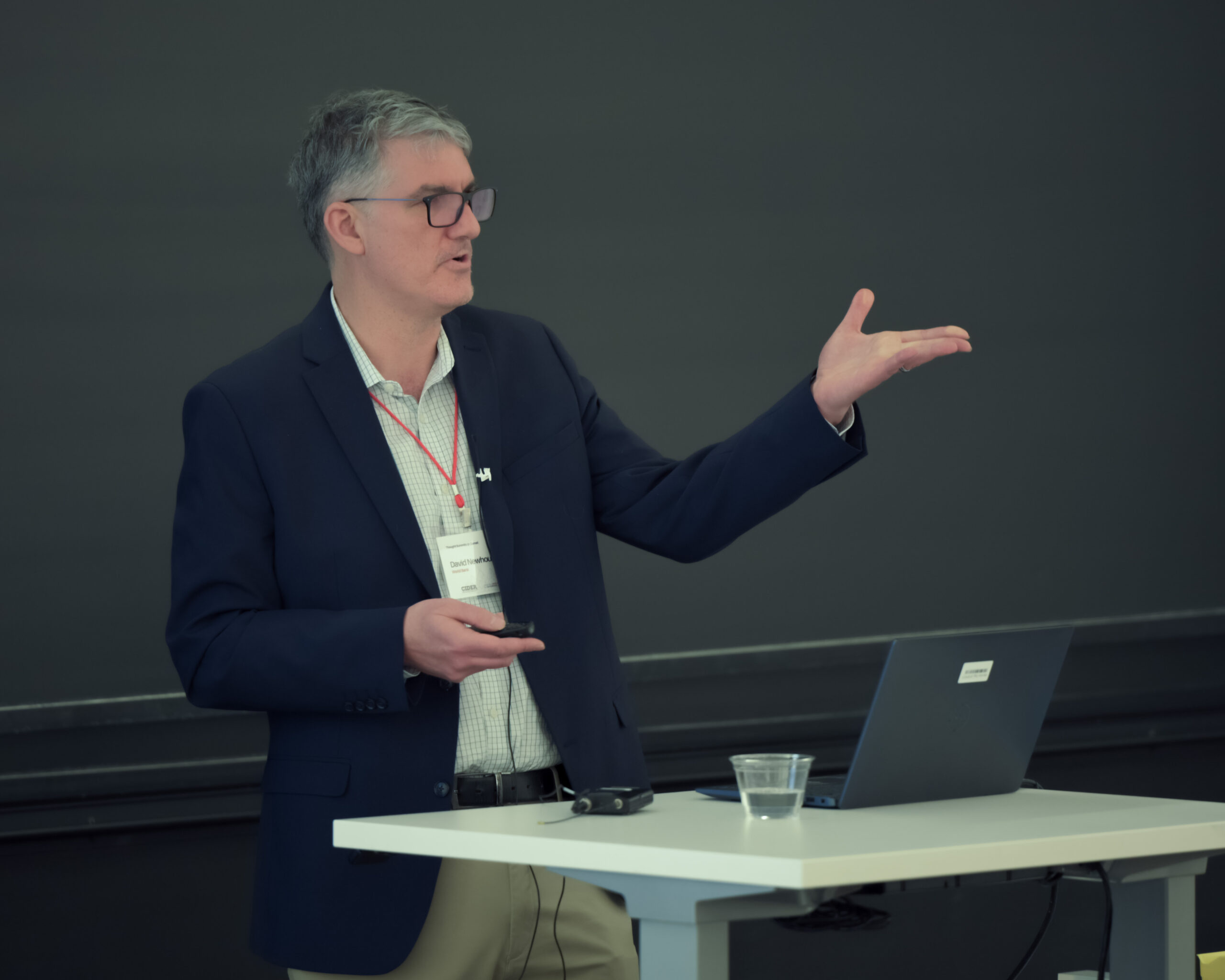 A color photo of a recent Thought Summit at Cornell University.