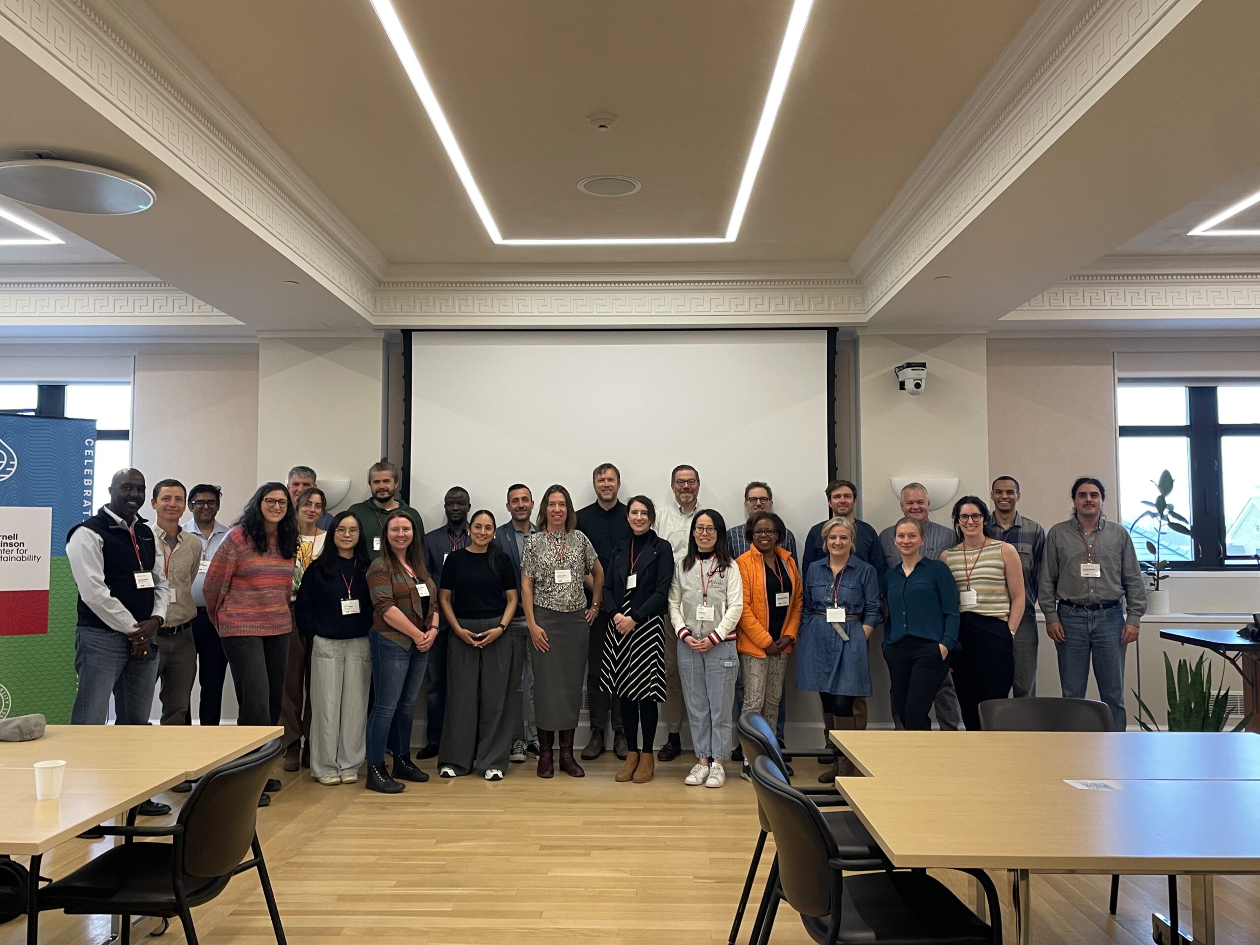 A color photo of a recent Thought Summit at Cornell University.