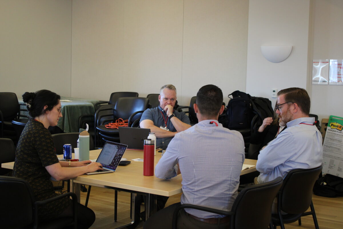 A color photo of a recent Thought Summit at Cornell University.