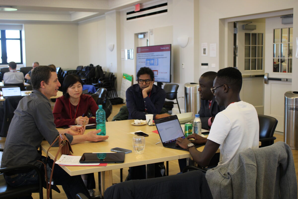 A color photo of a recent Thought Summit at Cornell University.