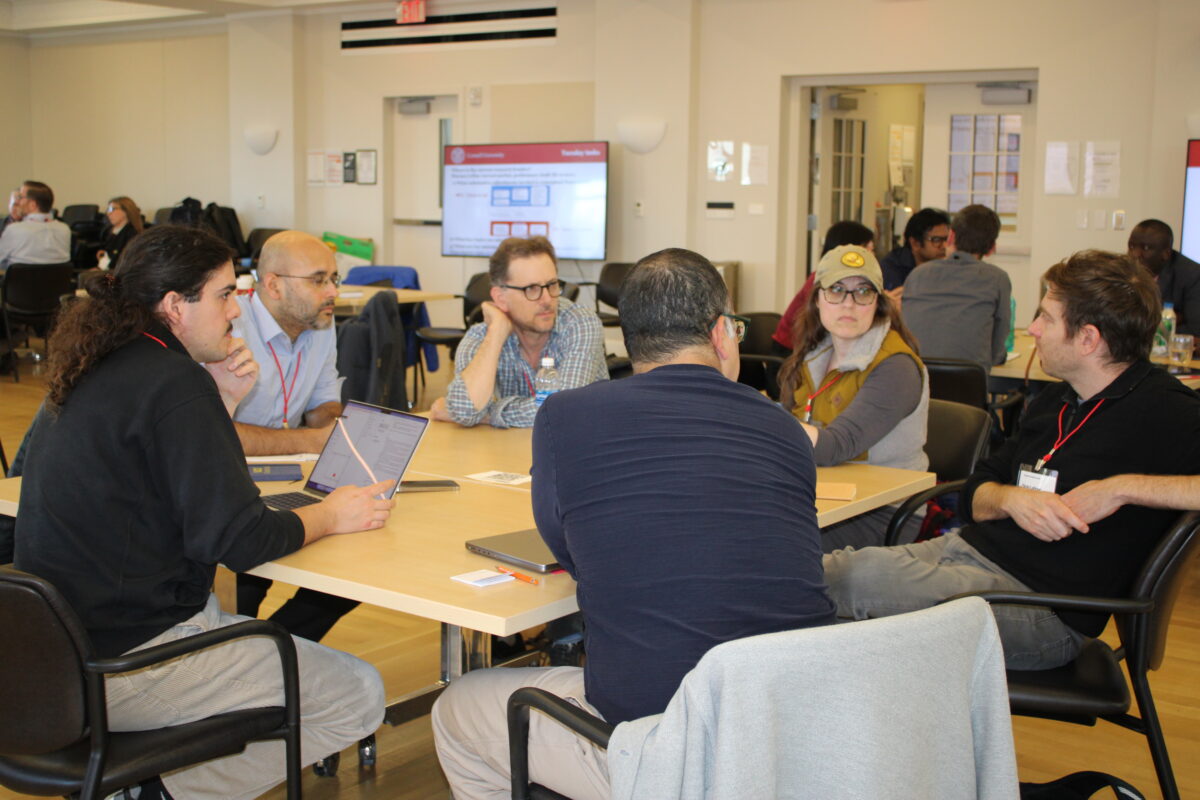 A color photo of a recent Thought Summit at Cornell University.