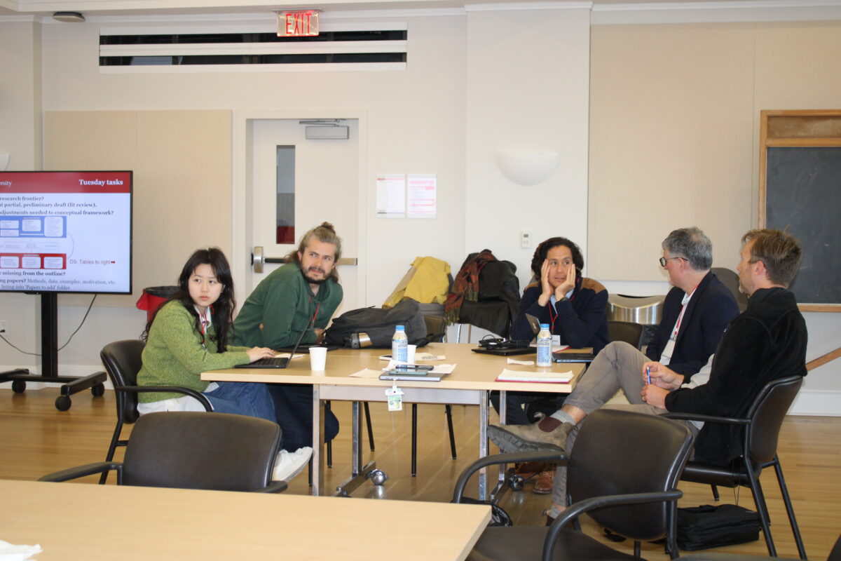A color photo of a recent Thought Summit at Cornell University.