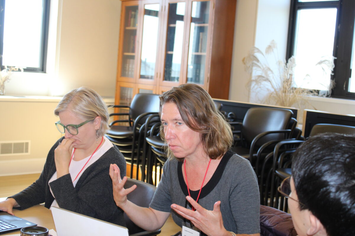 A color photo of a recent Thought Summit at Cornell University.