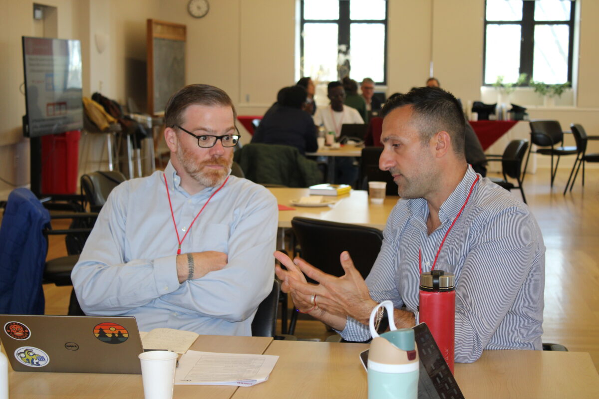 A color photo of a recent Thought Summit at Cornell University.