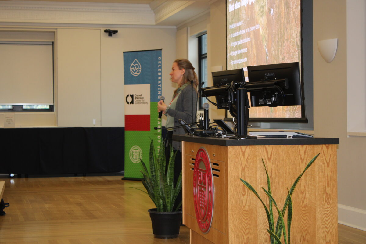 A color photo of a recent Thought Summit at Cornell University.