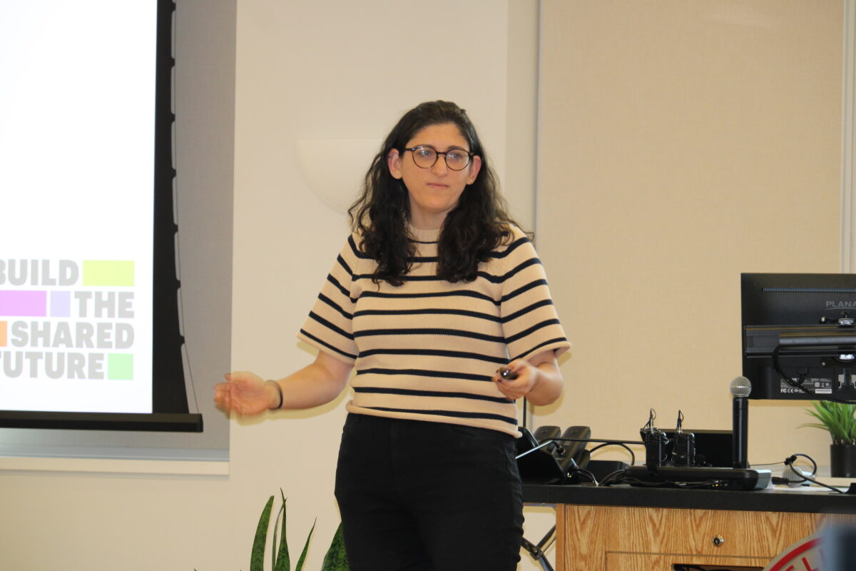 A color photo of a recent Thought Summit at Cornell University.