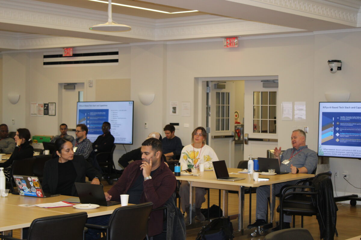 A color photo of a recent Thought Summit at Cornell University.
