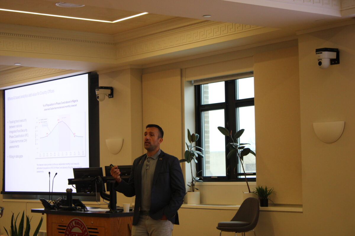 A color photo of a recent Thought Summit at Cornell University.