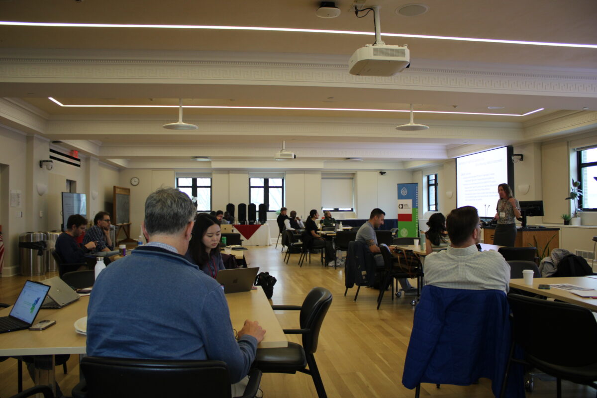 A color photo of a recent Thought Summit at Cornell University.