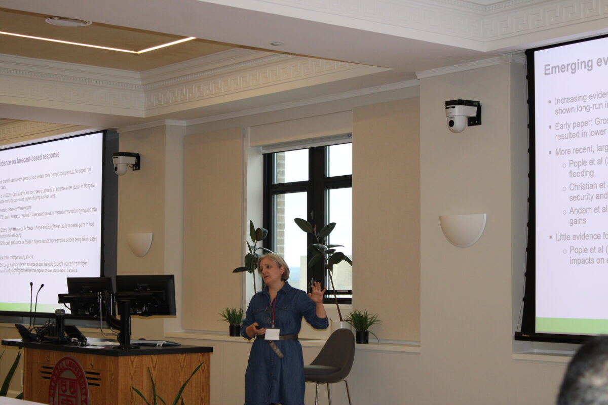 A color photo of a recent Thought Summit at Cornell University.