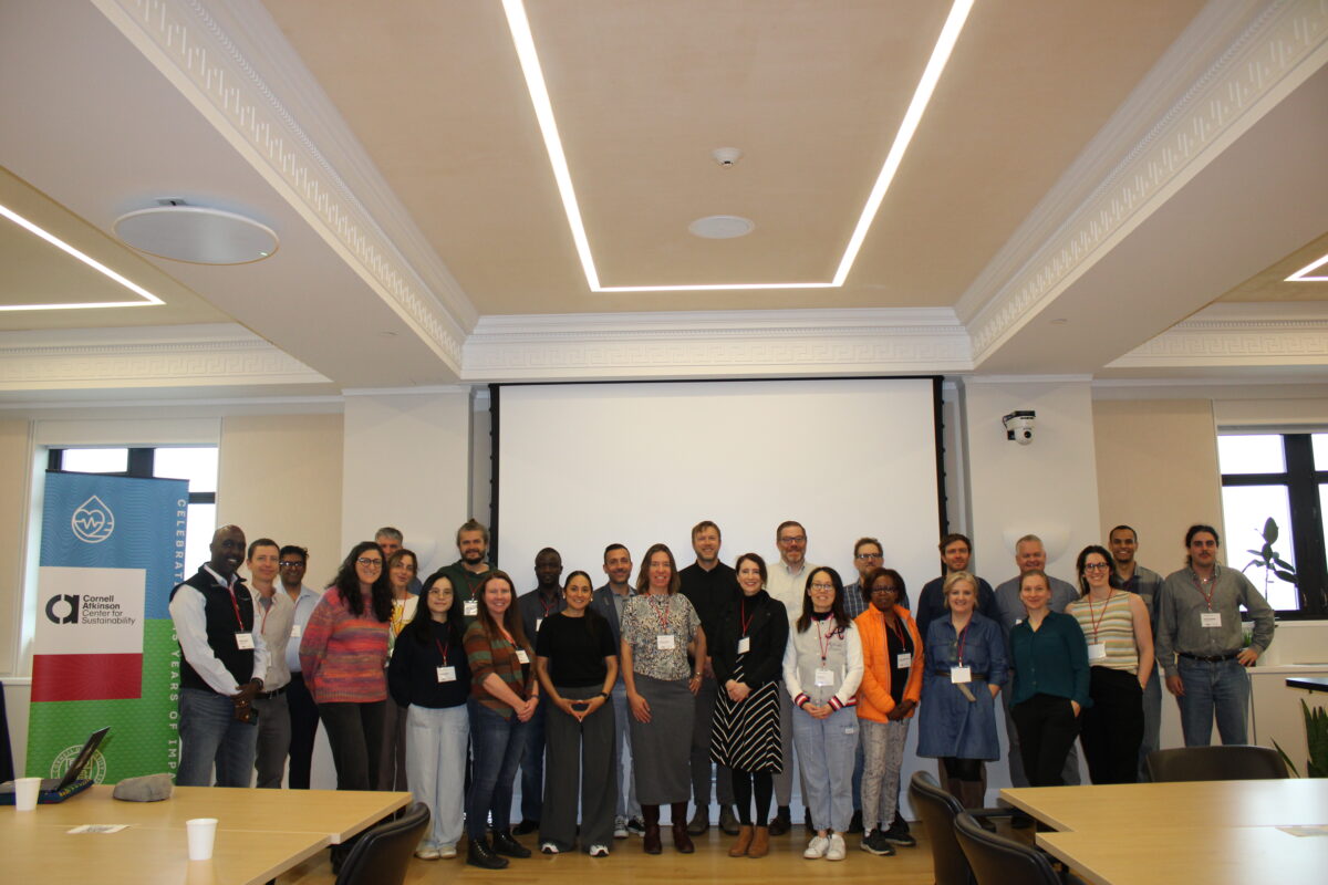 A color photo of a recent Thought Summit at Cornell University.