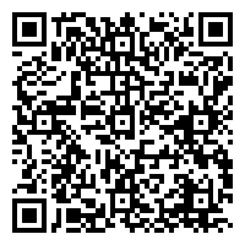 A QR code for a zoom meeting link.